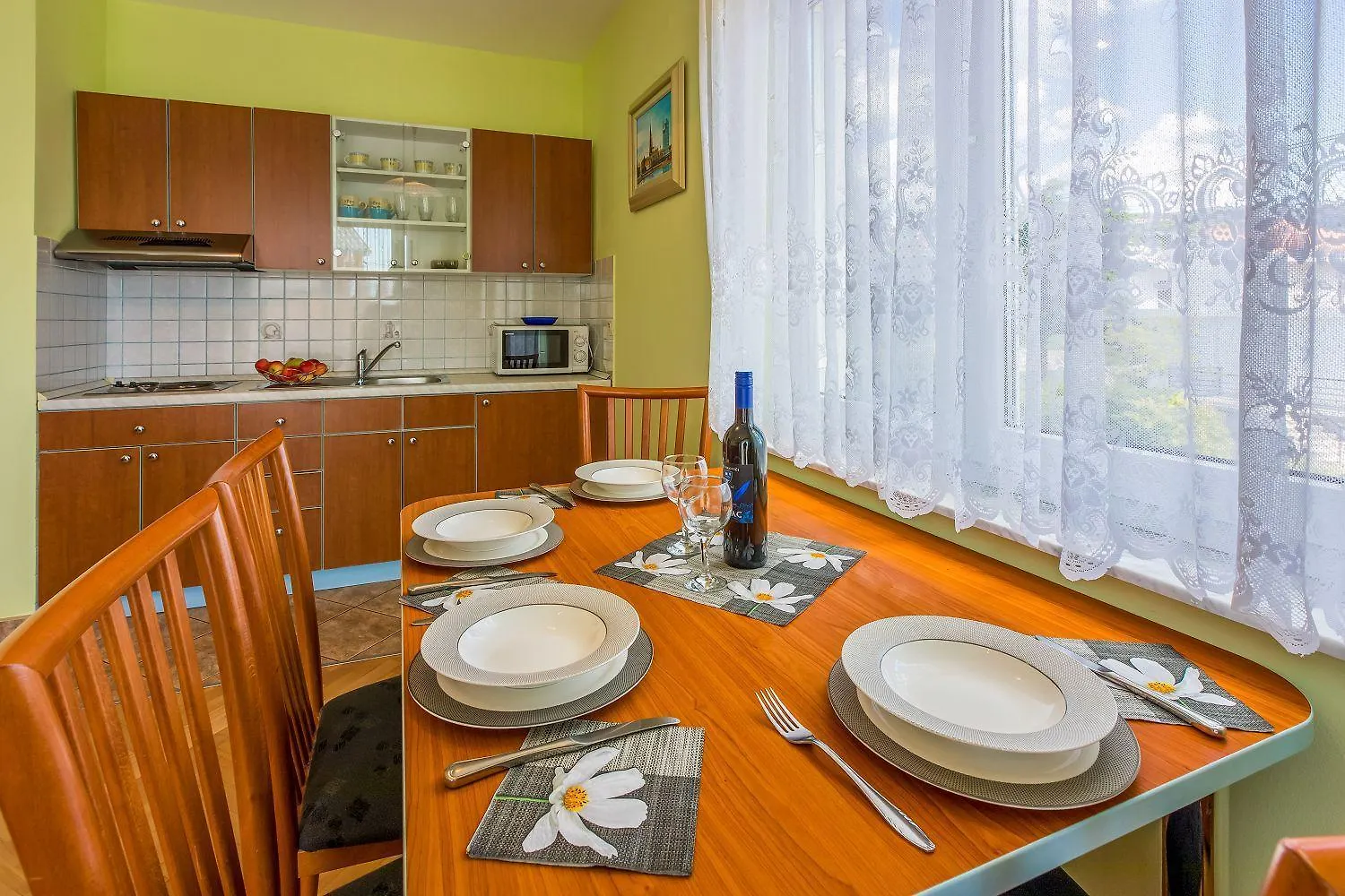 Komfortables Apartment Nur 500 Meter Zum Strand Mit Meerblick, Klima, Privatem Balkon Crikvenica 0*,