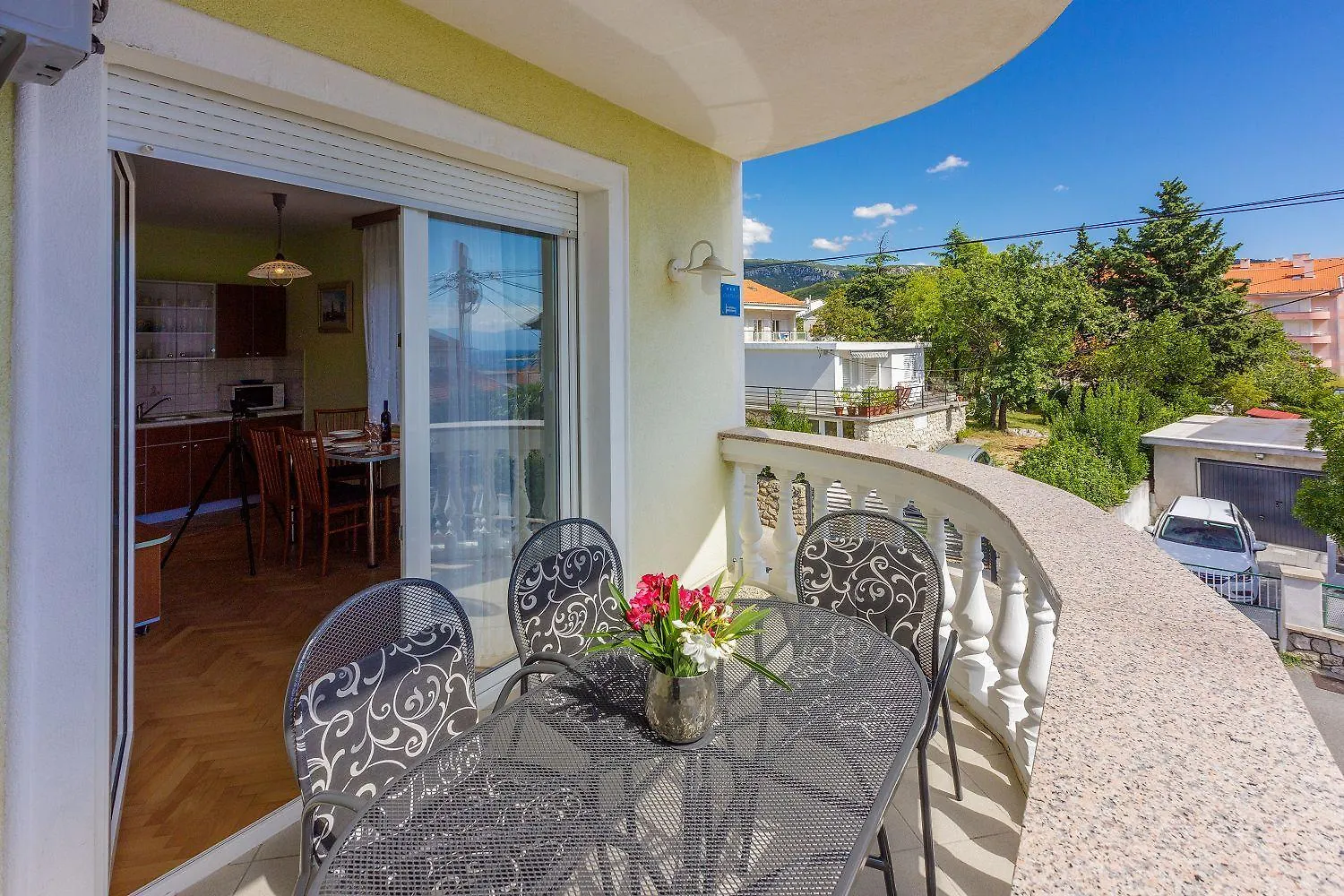 Komfortables Apartment Nur 500 Meter Zum Strand Mit Meerblick, Klima, Privatem Balkon Crikvenica 0*,  Croatia